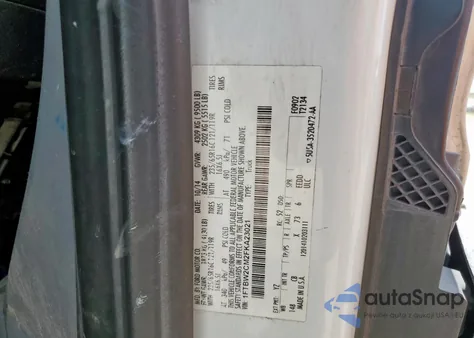 2015 Ford Transit T-350 from USA, damaged, VIN 1FTBW2CM2FKA23021